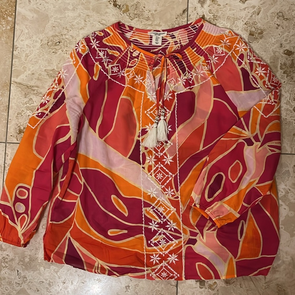 Christian Soriano peasant style top